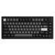 Akko 5075B Plus Black & Silver Tri-Mode RGB Keyboard - Cream Yellow Pro