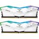 TEAMGROUP T-Force Delta RGB DDR5 32GB Kit (2x16GB) 5600MHz (PC5-44800) CL36 Desktop Memory Module Ram White